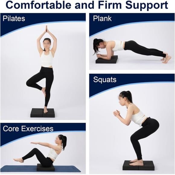 StrongTek 2-in-1 Non-Slip Balance Pad - High-Density Foam Cushion, Supportive - Picture 5 of 7